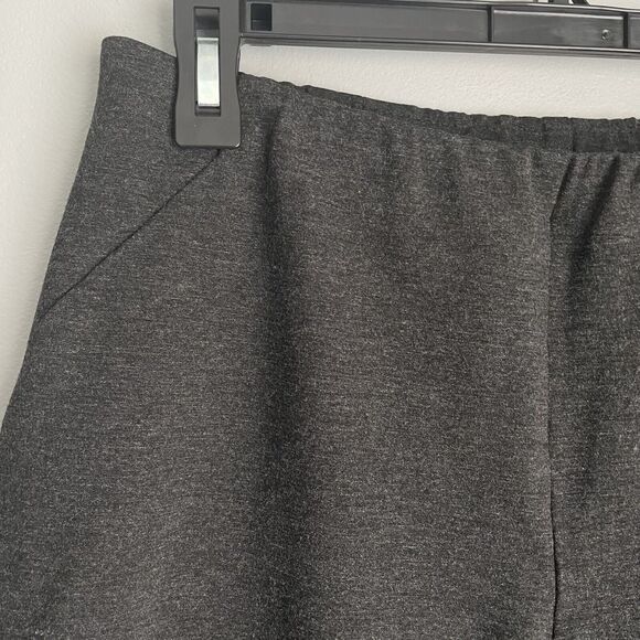 J Jill Gray Pants Ponte Slim Leg Size Small Thick Leggings Pull On Stretch - Picture 6 of 12